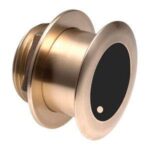 GARMIN Airmar B175M 1kw Bronze Tilted Thru-hull Transducer with Depth & Temperature (12° tilt, 8-pin), 85-135 kHz