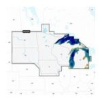 GARMIN Navionics+ U.S. North, Navionics Platinum+ microSD/SD card NPUS005R