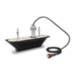 GARMIN GT34UHD-TH 20 ft Cable 12-Pin Depth/Temp Through-Hull Mount UHD Sonar System Transducer