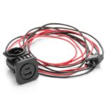 JL AUDIO Charging Jack for Panel-Mounting, 6' (1.8 m) (XMD-USBCA/CHG2X-PNL)