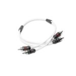 JL AUDIO XMD-WHTAIC2-1.5: RCA 2-channel, Marine Audio Interconnect Cable w/ Molded Connectors - 1.5 ft