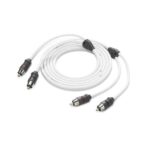 JL AUDIO XMD-WHTAIC2-6: RCA 2-Channel, 6 ft (1.83 m) Marine Audio Interconnect
