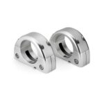JL AUDIO Pipe Mounting Fixture (Fixed) for M & MX ETXv3 models. Clamp has inner-diameter of 2.500", PAIR