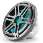 JL AUDIO M3-10IB-S-GM-I-4: 10" Marine Subwoofer, Infinite Baffle, Gunmetal Sport Grille, RGB LED