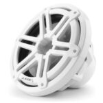 JL AUDIO M3-10IB-S-GW-4: 10" Marine Subwoofer, Infinite Baffle, Sport Grille, Gloss White, 4 ohm, EACH