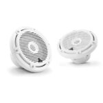JL AUDIO M3-650X-C-GW: 6.5" Marine Speakers, Classic Grille, Gloss White, PAIR