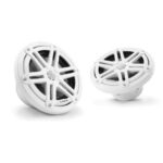 JL AUDIO M3-650X-S-GW: 6.5" Marine Speakers, Sport Grille, Gloss White, PAIR