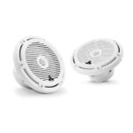 JL AUDIO M3-770X-C-GW: 7.7" Marine Speakers, Classic Grille, Gloss White, PAIR