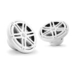 JL AUDIO M3-770X-S-GW: 7.7" Marine Speakers, Sport Grille, Gloss White, PAIR