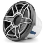 JL AUDIO M6-10IB-S-GMTI-4: 10" Marine Subwoofer (250W, 4 ohm), Infinite Baffle, Sport Grille