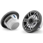 JL AUDIO M6-650X-S-GMTI: 6.5" Marine Speakers, Sport Grille, Gunmetal Trim, Titanium Grille