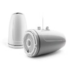 JL AUDIO M6-880ETXV3-GW-C-3GWGW: 8.8" Tower Speakers, White Classic Grille, WHITE TWEETER, PAIR