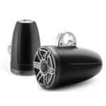 JL AUDIO M6-880ETXV3-SB-S-GMTI: 8.8" Tower Speakers, Satin Black, Gunmetal Titanium Sport Grille, PAIR