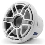 JL AUDIO M6-8IB-S-GWGW-4: 8" Marine Subwoofer (200W, 4 ohm), Infinite Baffle, Gloss White Sport Grille