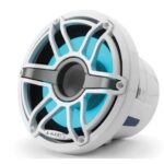 JL AUDIO M6-8IB-S-GWGW-I-4: 8" Marine Subwoofer (200W, 4 ohm), Infinite Baffle, Sport Grille, RGB LED