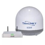 KVH TracNet Coastal Pro 5G/LTE and Wi-Fi System; Ultra-Compact Antenna w/Hybrid DC-powered Hub