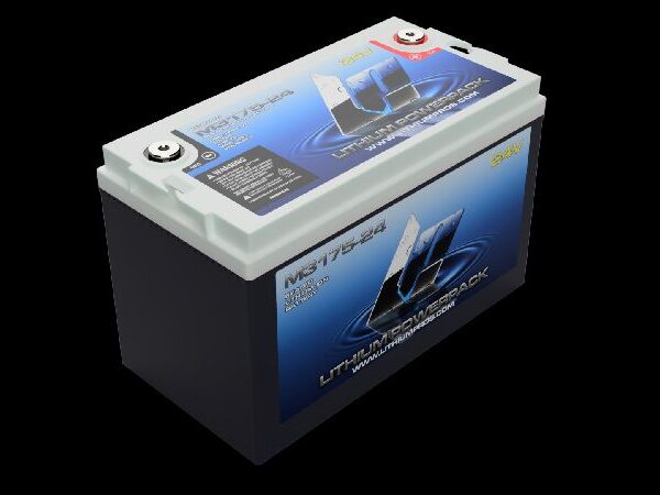 LITHIUM PROS LiFePO4 Battery, 24V/75 Ah (Trolling/Deep cycle) Bluetooth