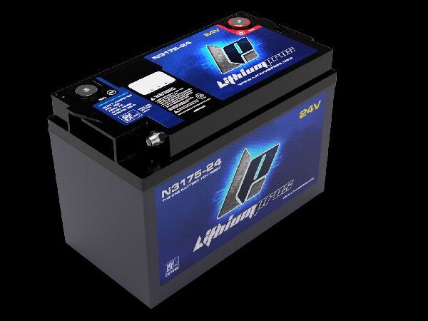 LITHIUM PROS LiFePO4 Battery, 24V/75 Ah with NMEA (Trolling/Deep cycle) Bluetooth