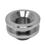LOCMARINE Starlink Mini Coupling Adapter, Marine Grade Aluminum, 1"-14 Female Thread, Made in USA.