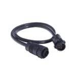 LOWRANCE Black 7-Pin Blue Transducers to 9-Pin xSonic Display Adapter Cable