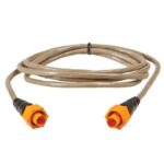 LOWRANCE ETHEXT-6YL Yellow 5-Pin Ethernet Cable, 6 ft