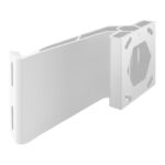 MINN KOTA Raptor Jack Plate Adapter Bracket - Starboard, 5" Setback, 4" Rise, White