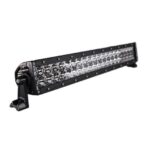 PLASHLIGHTS 20" XX-Series LED Light Bar Marine Black Housing (5W), Double Row Combo Beam.