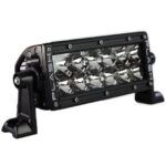 PLASHLIGHTS 6" XX-Series LED Light Bar Marine Blk Housing (5W), Double Row Combo Beam.