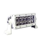 PLASHLIGHTS 6" XX-Series LED Light Bar Marine White Housing (5W), Double Row Combo Beam.