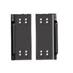 POWER-POLE MtoS Dual bkt 1" thick w/slots BLK (new)