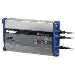 ChargePro Onboard Waterproof Marine Battery Charger with Ignition and Reverse Polarity Protection, 20 Amp, 12V, 2-Bank