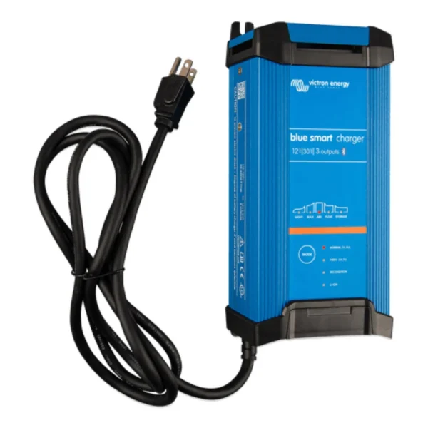 Victron Energy Blue Smart IP22 Charger 12/30(3) 120V NEMA 5-15