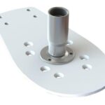 SEAVIEW Starlink modular top plate with Starlink S.S. 1-14 threaded adapter & S.S. Fixed Base