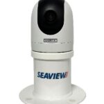 SEAVIEW White 5" Sionyx Nightwave Mount / Vertical / 8 in. round base plate