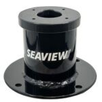 SEAVIEW Black 5" Sionyx Nightwave Mount / Vertical / 8 in. round base plate