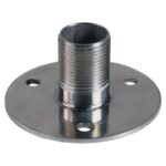 SHAKESPEARE 1" Straight mount, stainless steel, flange base
