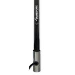 SHAKESPEARE 4', 3 dB Classic VHF, w/ chrome ferrule and 15' RG-58 cable IN BLACK