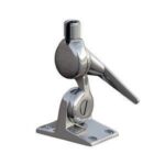 SHAKESPEARE Sleek, nutless, stainless steel four way ratchet mount