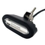 SHADOW-CASTER Black Flush Mount Spreader Light - Color Changing