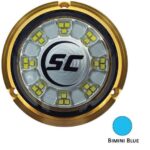SHADOW-CASTER 24 LEDs Bronze Underwater Marine Light - Bimini Blue
