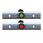 TACO LED NAV Light KIT, RUB RAIL W/Deutsch Connectors - 4" Plate